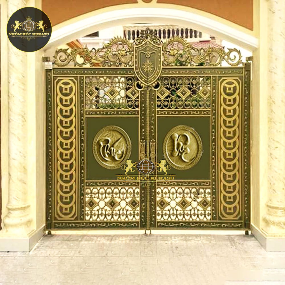 Cổng nhà vườn nông thôn đẹp